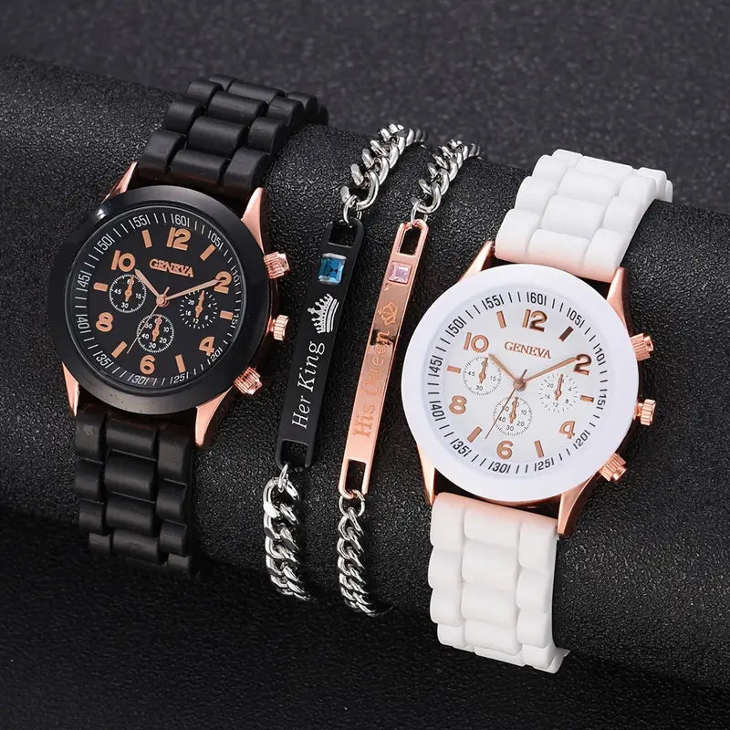 Set reloj dama con accesorios
